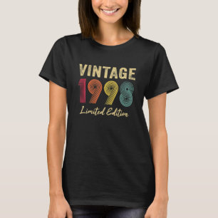 24 Year Old Gifts Vintage 1998 Limited Edition T-Shirt