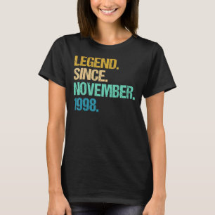 24 Years Old Awesome Since November 1998 24th Bir T-Shirt