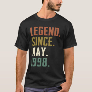 24 Years Old Legend Since May 1998 24th birthday T-Shirt