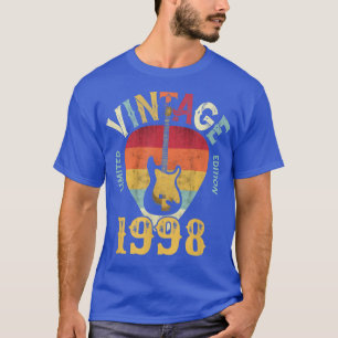 24 YearsOld Vintage 1998 Guitar Pick 24th Birthday T-Shirt