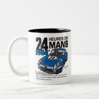 24H du Mans 1964' Lotus Elan Two-Tone Coffee Mug
