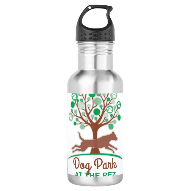24oz Stainless Steel Water Bottle (Front)