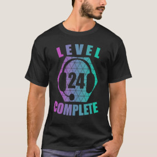 24th Birthday 24 Years Gamer Gaming Console Video T-Shirt