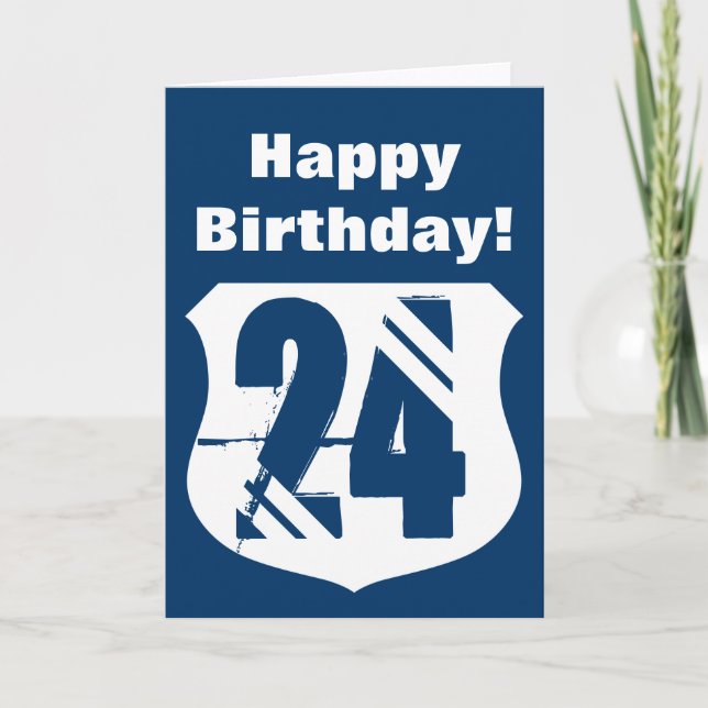 24th Birthday card (Front)