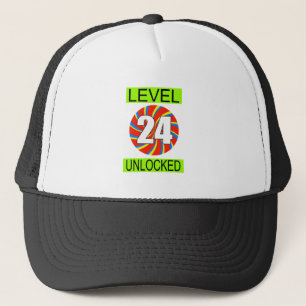 24th Birthday Computer Gamer Trucker Hat