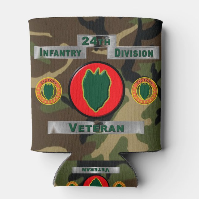 24th Infantry Division Can Cooler (Back)