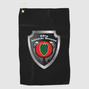 24th Infantry Division Customised Shield Golf Towel