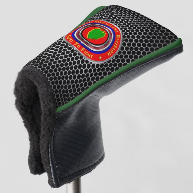 24th Infantry Division “First To Fight” Golf Head Cover (3/4 Front)