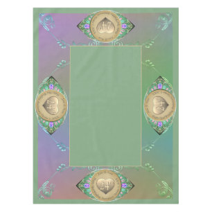 24th Opal Wedding Anniversary Tablecloth