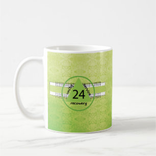 24th Year 12 Step Recovery Anniversary Gift Mug