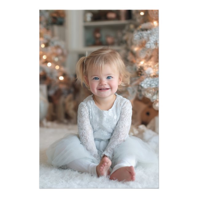 24x36 Family Holiday Photo Print (Front)