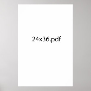 24x36 standard poster