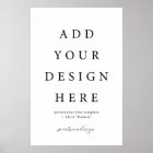 24x36" Vertical/Portrait Poster Sign