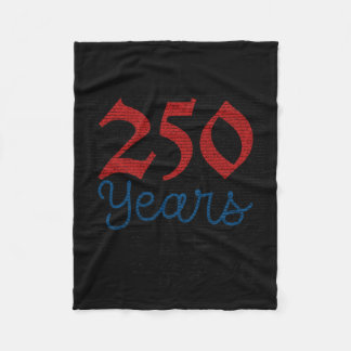 250 America Years 1776 2026 250th Birthday Usa Dec Fleece Blanket