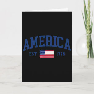 250 America Years Flag Usa United States Us 4th Of Card