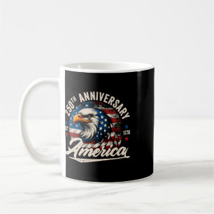 250 American Years 1776 2026 250th Birthday Usa Fl Coffee Mug