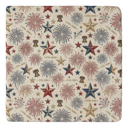 250 Anniversary America Patriotic 4th of July Trivet