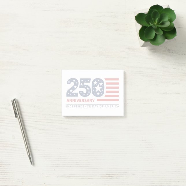 250 Anniversary Independence Day America 1776 2026 Post-it Notes (Office)