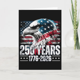 250 Anniversary United States Birthday Card