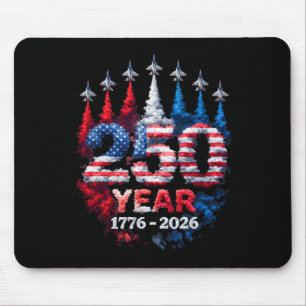 250 Anniversary Usa 250th American Flag Patriotic Mouse Pad
