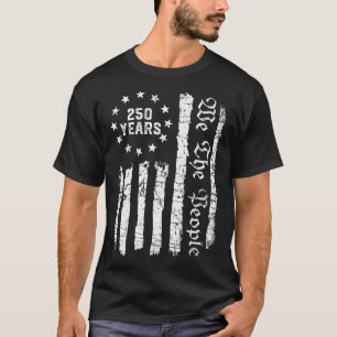 250 Anniversary Usa 250th American Flag Patriotic T-Shirt