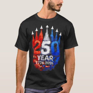250 Anniversary USA 250th American Flag Patriotic T-Shirt