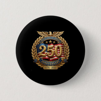 250 Anniversary Usa 250th Independence Day America 6 Cm Round Badge