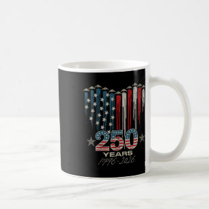 250 Anniversary Usa 250th Us Flag Patriotic 4th Of Coffee Mug