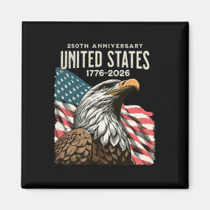 250 Anniversary Usa 250th Us Flag Patriotic 4th Of Magnet