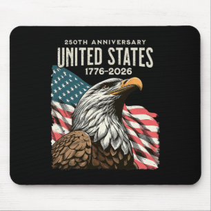 250 Anniversary Usa 250th Us Flag Patriotic 4th Of Mouse Pad