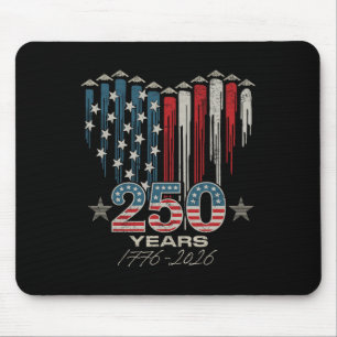 250 Anniversary Usa 250th Us Flag Patriotic 4th Of Mouse Pad