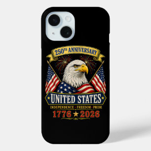 250 Anniversary USA 4th of July Patriotic iPhone 15 Case