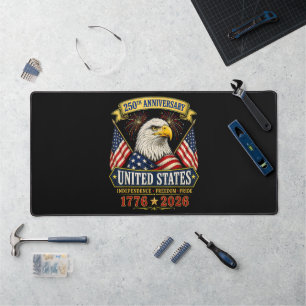 250 Anniversary USA 4th of July Patriotic Desk Mat