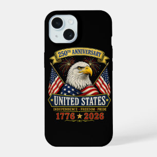250 Anniversary USA 4th of July Patriotic iPhone 15 Case