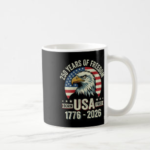 250 Anniversary Usa Eagle American Flag (design On Coffee Mug