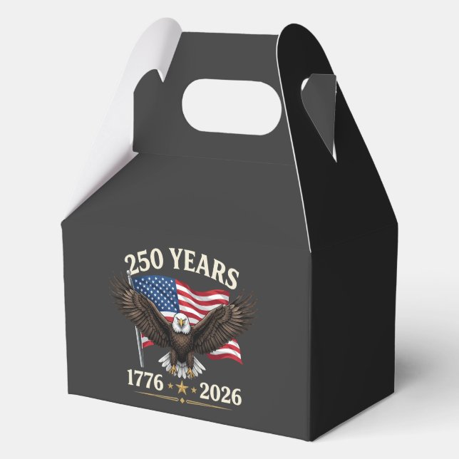 250 Anniversary USA Favour Box (Front)