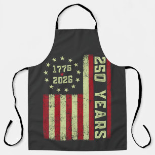 250 Anniversary Usa Flag Apron