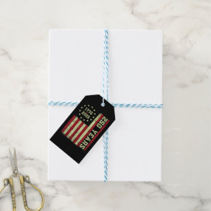 250 Anniversary Usa Flag Gift Tags