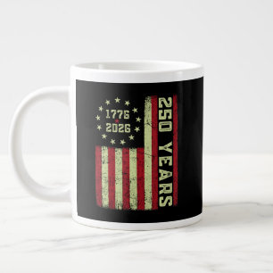 250 Anniversary Usa Flag Large Coffee Mug