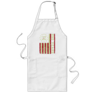 250 Anniversary Usa Flag Long Apron