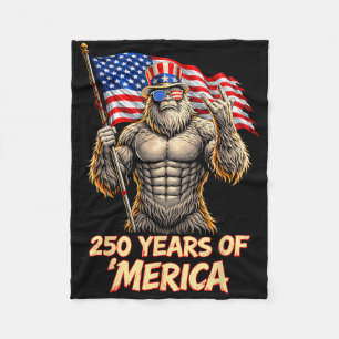250 Anniversary Usa Flag Shirt Patriotic July 4th Fleece Blanket