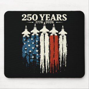 250 Anniversary Usa Patriotic 250 Years American 4 Mouse Pad