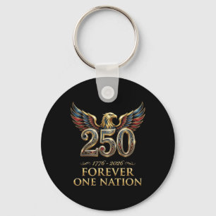250 Anniversary Usa Patriotic 4th Of July Independ Key Ring