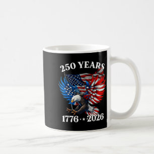 250 Anniversary USA Patriotic Eagle 250th 4th of Coffee Mug