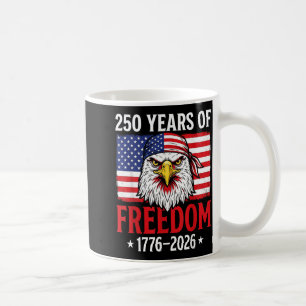 250 Anniversary USA Patriotic Eagle 250th 4th of Coffee Mug