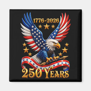 250 Anniversary USA Patriotic Eagle 250th 4th of Magnet