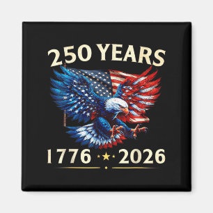 250 Anniversary USA Patriotic Eagle 250th 4th of Magnet