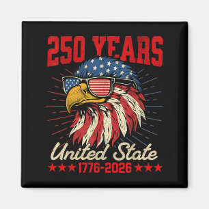 250 Anniversary USA Patriotic Eagle 250th 4th of Magnet