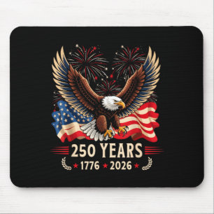 250 Anniversary USA Patriotic Eagle 250th 4th of Mouse Pad