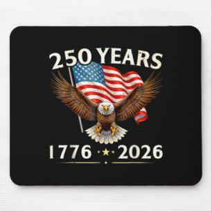 250 Anniversary USA Patriotic Eagle 250th 4th of Mouse Pad